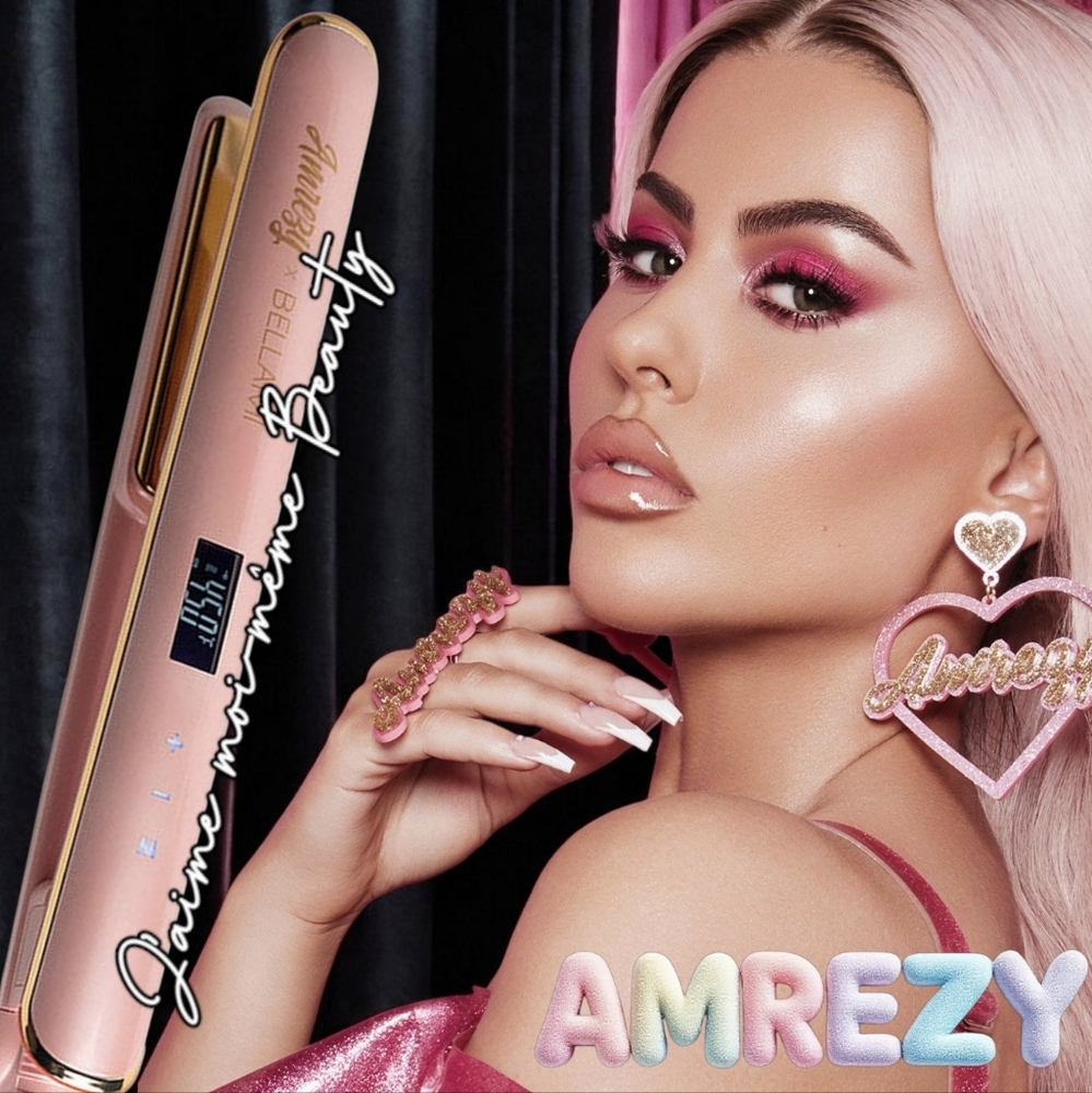 Amrezy Pearlescent Pink Hair Straightener By Bellami